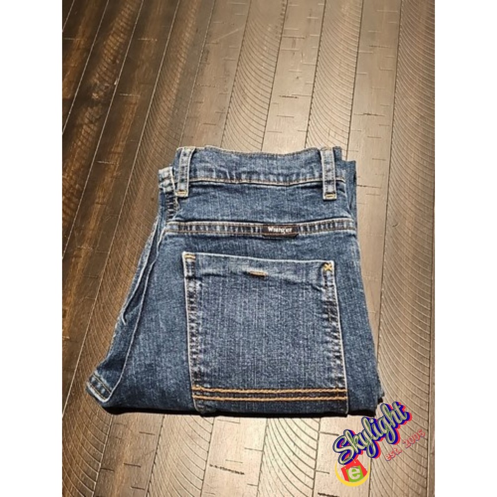 Wrangler Boys Blue Cowboy‎ Western Rodeo Denim Jeans Size 16 28x29